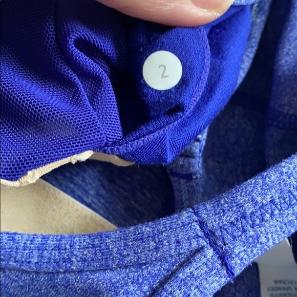 Lululemon Power Y Tank Heathered Pigment Blue 2 - Picture 14 of 14